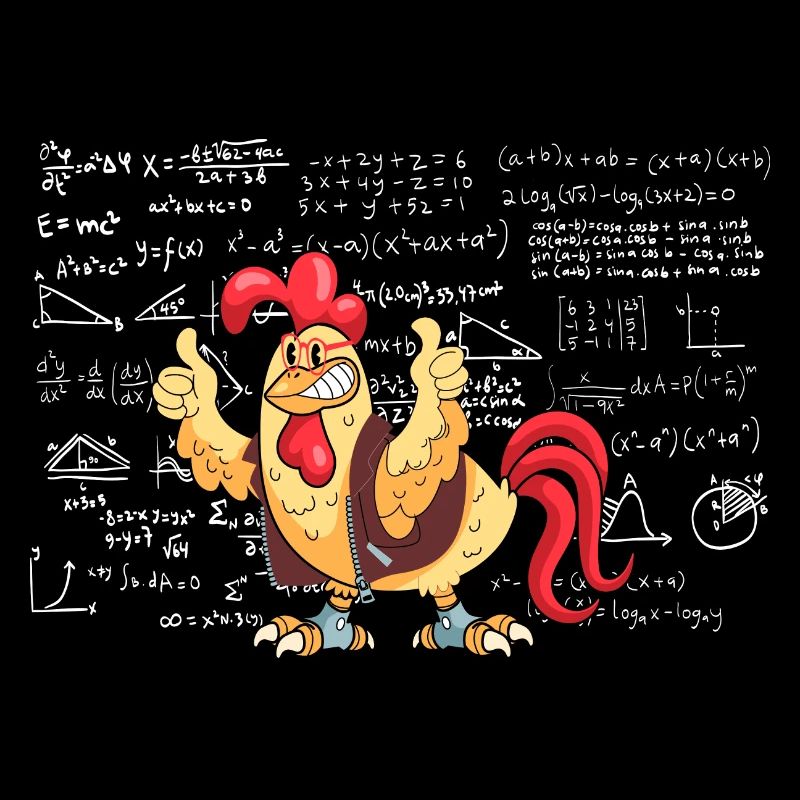 Mathemachicken Professeur de mathématiques Maths