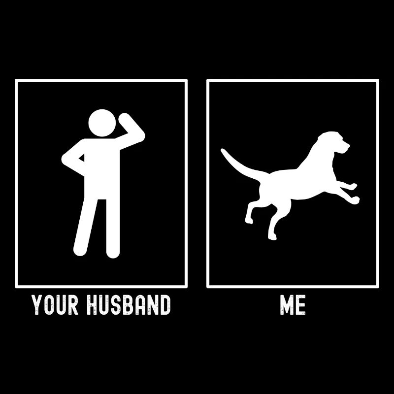 Ihr Mann - Ich - Hund beim Fallen