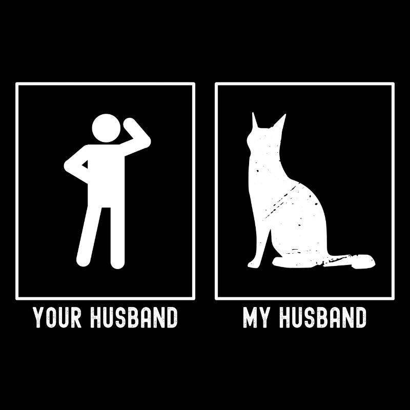 Ihr Ehemann - Mein Ehemann - Stilisierte Katze
