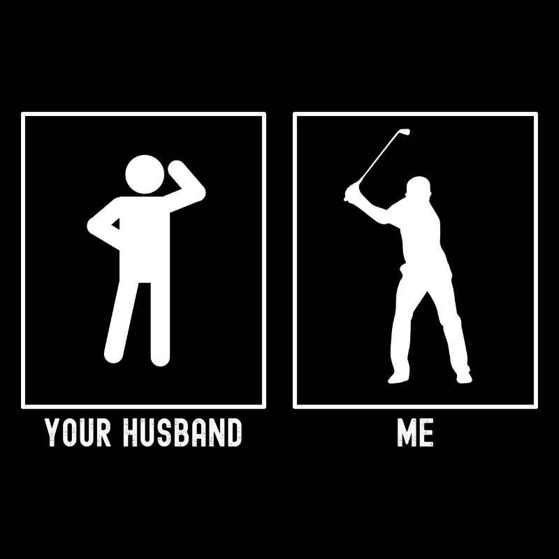 Son mari - moi - Golfer Swing