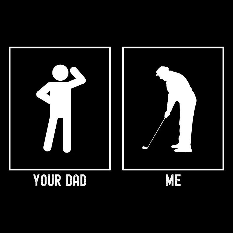 Ton père - Moi - Golf