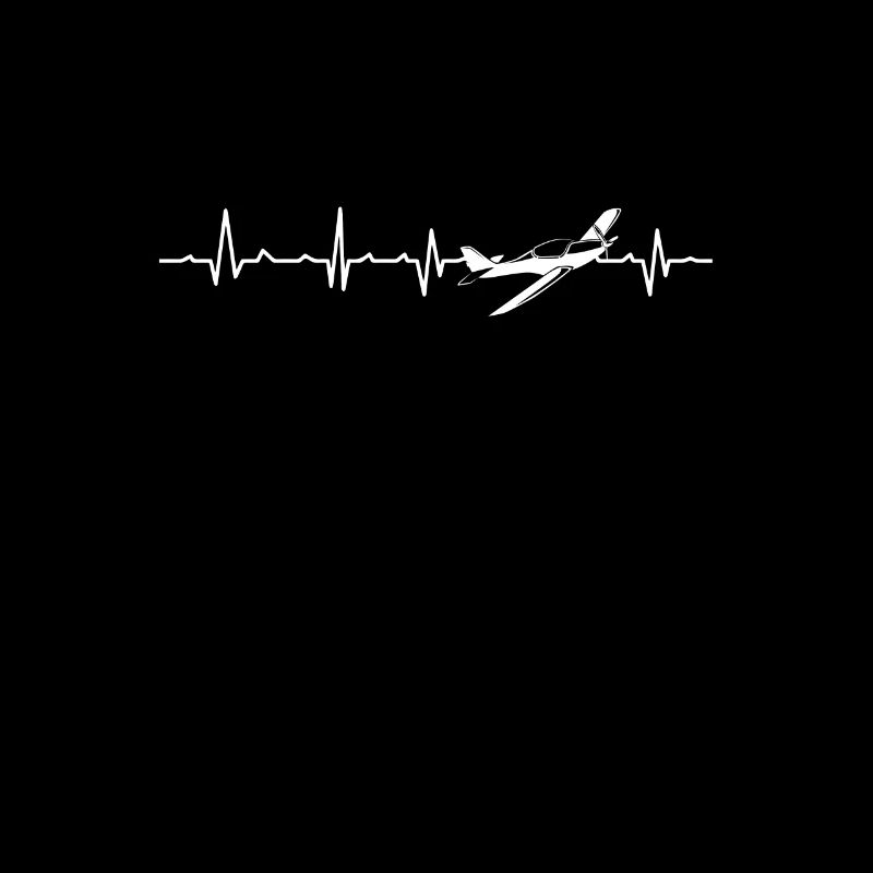 Pilot Heartbeat Aircraft Flying Aviator Flight