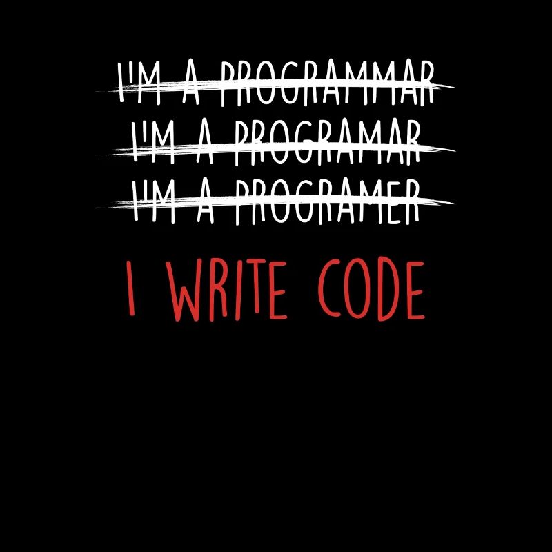 Ich schreibe Code Coder Programmer Programmiergeschenk