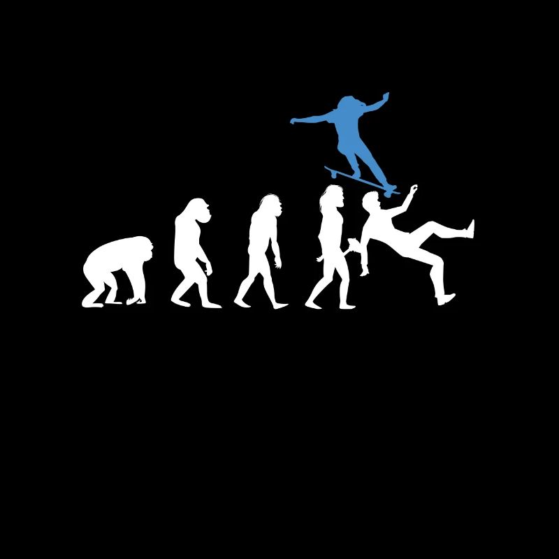 Skateboarder Evolution Skateboard Skateboarding