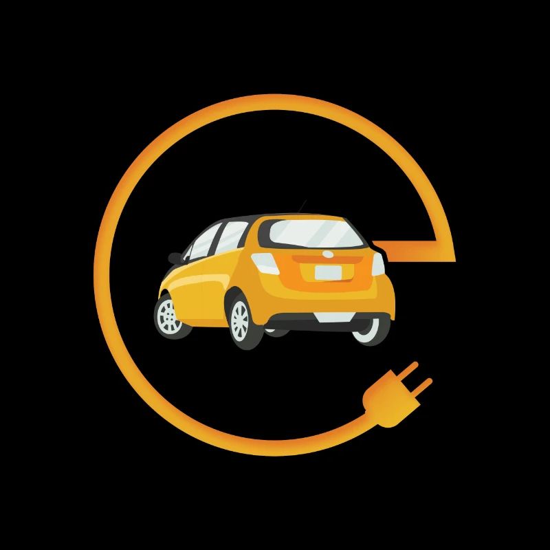 Ecar Elektroauto Fahrer Auto Auto Geschenk