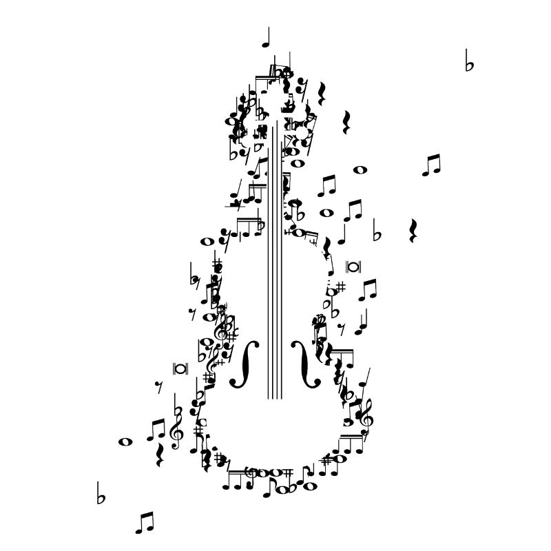 Violon Violon Violons Notes de musique