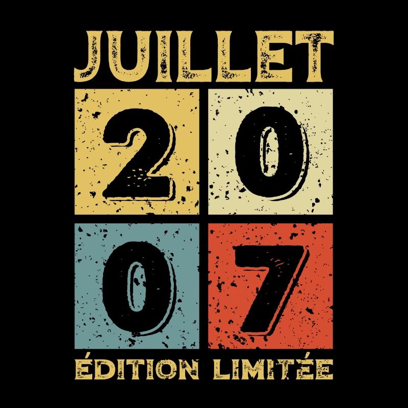 Juillet 2007 Original Idée Cadeau Anniversaire