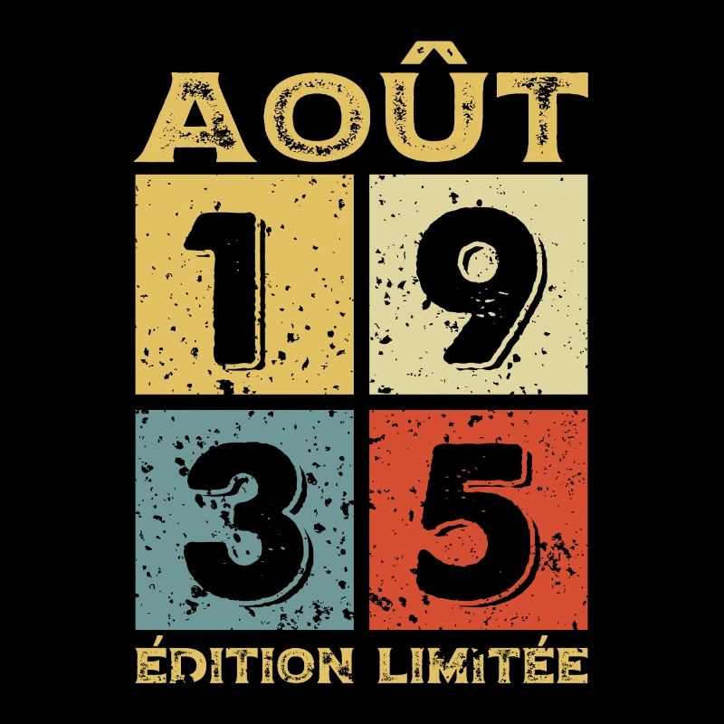 Août 1935 Original Idée Cadeau Anniversaire