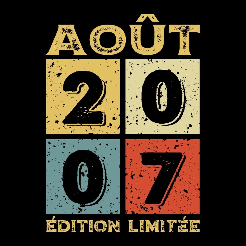 Août 2007 Original Idée Cadeau Anniversaire
