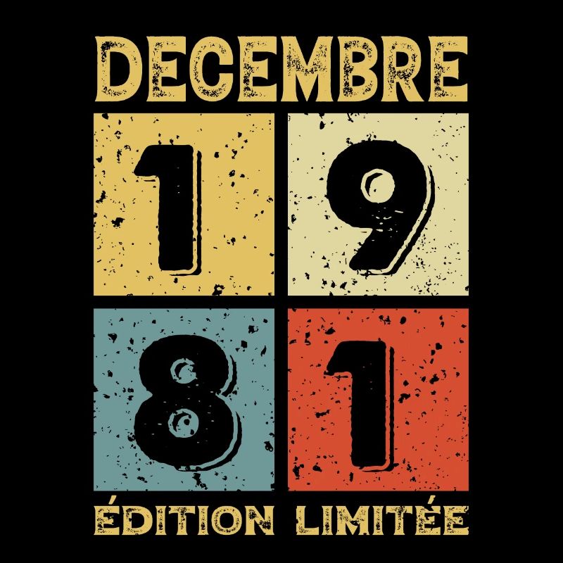 Vintage Geburtstagsgeschenkidee Dezember 1981