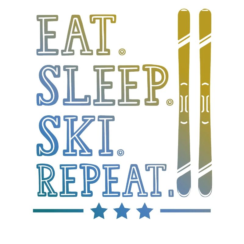manger dormir ski répéter