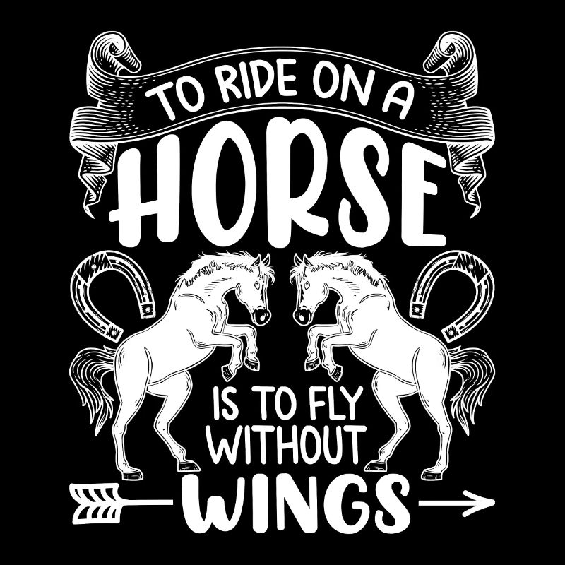 Monter à cheval, c’est comme monter sans ailes.