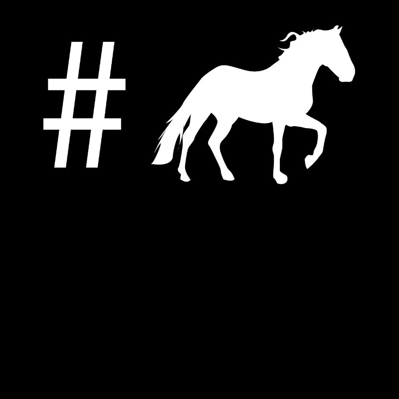 Hashtag - Pferd -