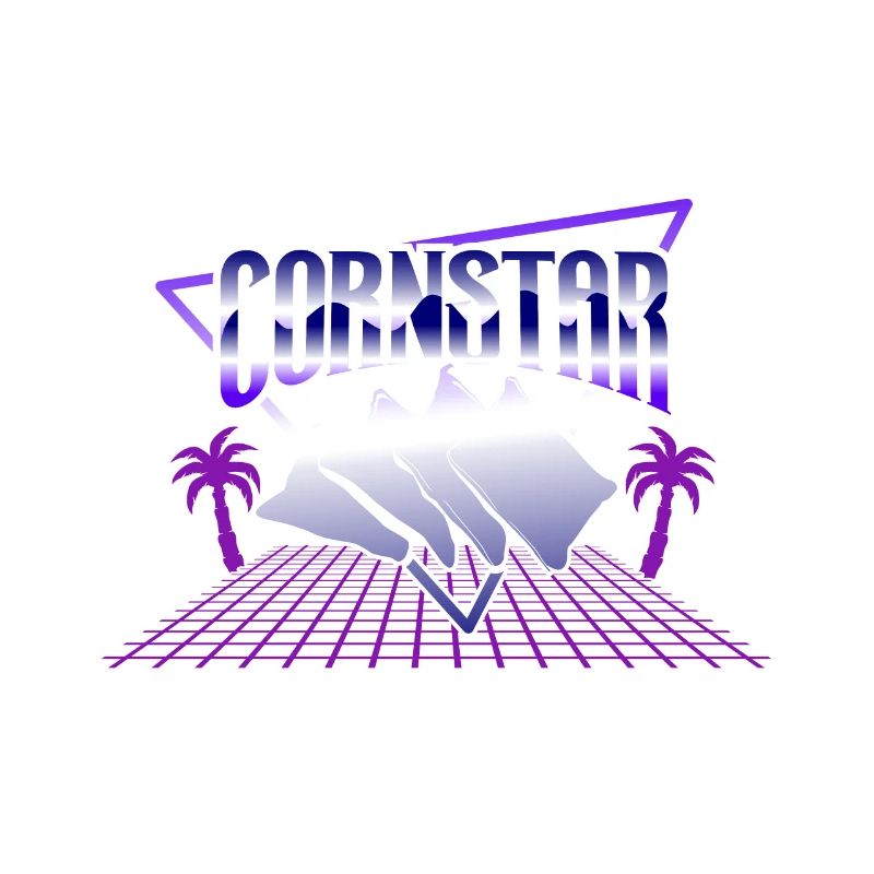 Retrowave Cornstar - Cornhole