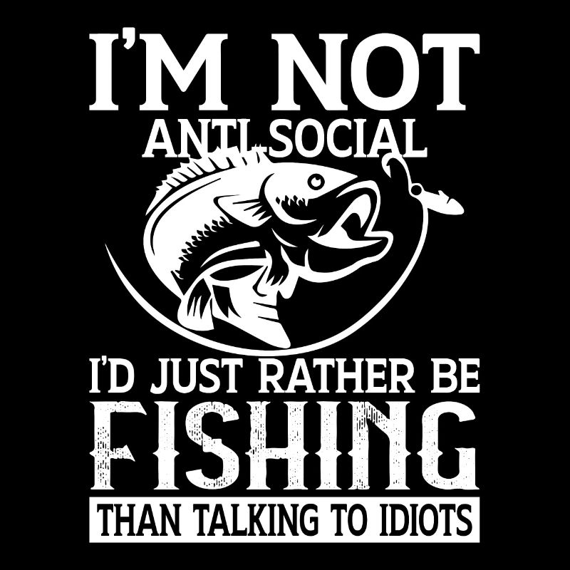 Je ne suis pas antisocial, je préfère simplement pêcher