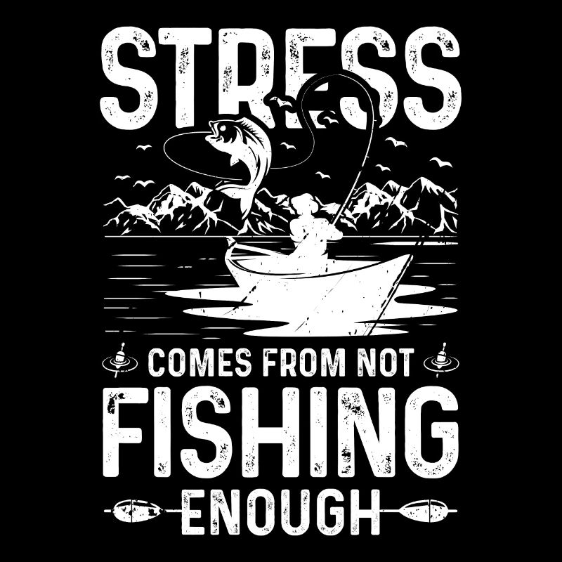 Stress entsteht, wenn man nicht genug angelt