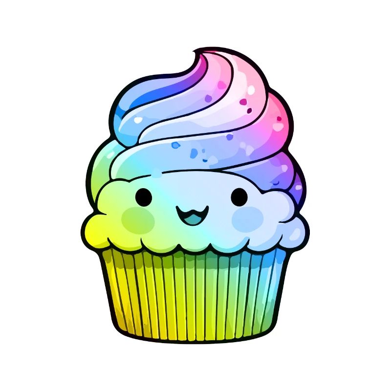 Cupkake Comic Colorful