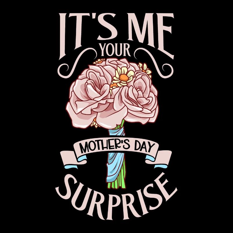 Mit Blumen - Ich bin die Muttertagsüberraschung