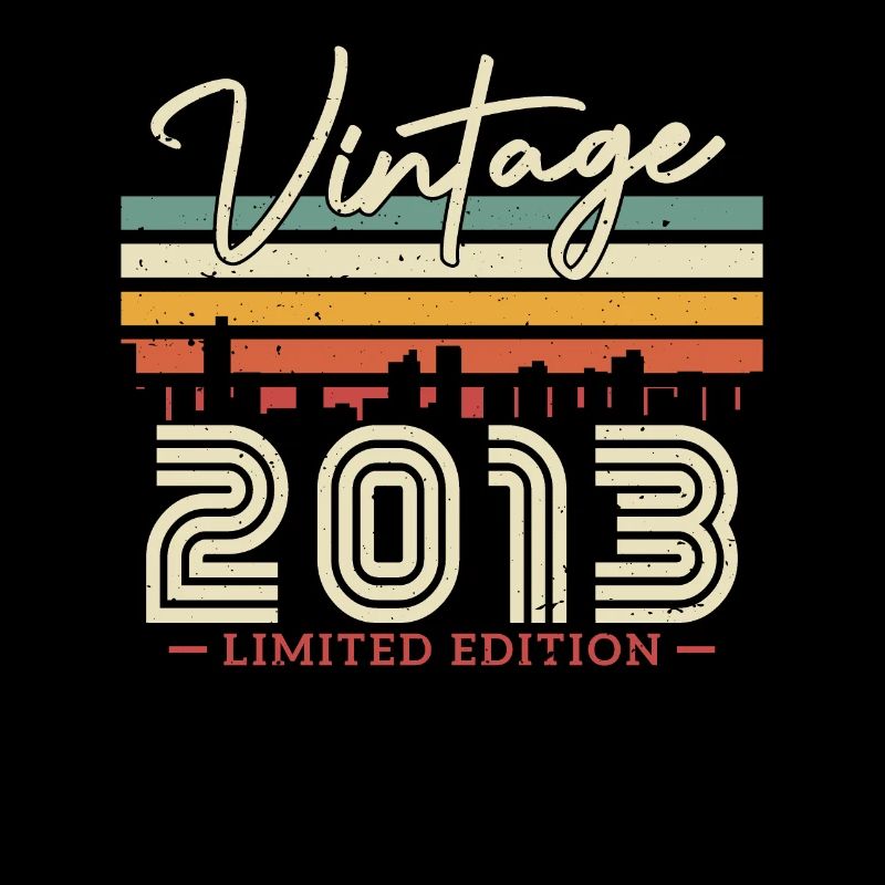 Vintage- und Retro-Geburtstagsgeschenk 2013