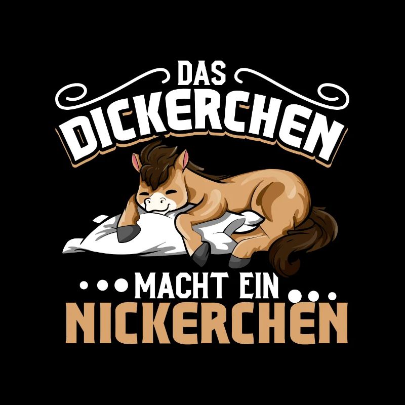 Pferd - Das Dickerchen macht ein Nickerchen