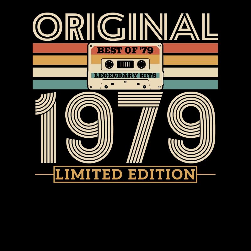 1979 Vintage Geburtstag Retro