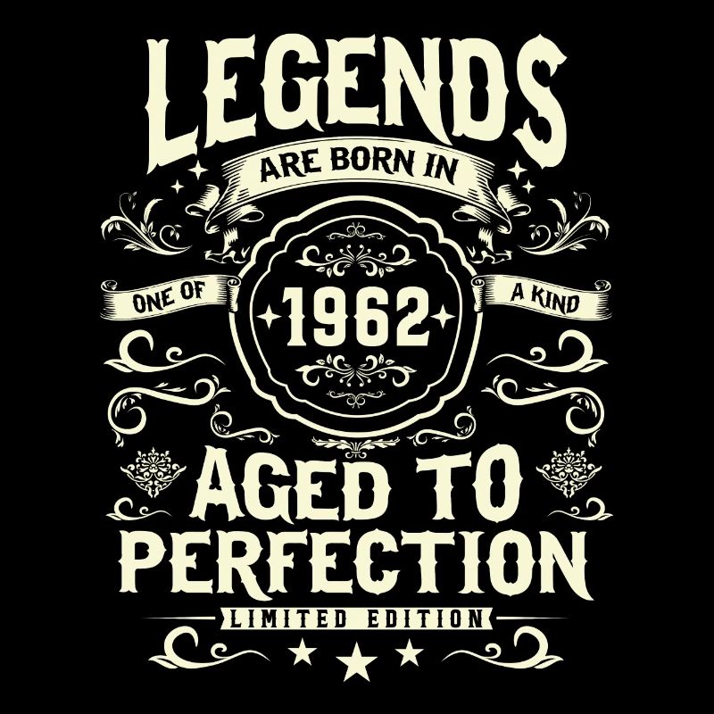 Legendärer 1962 Geburtstag