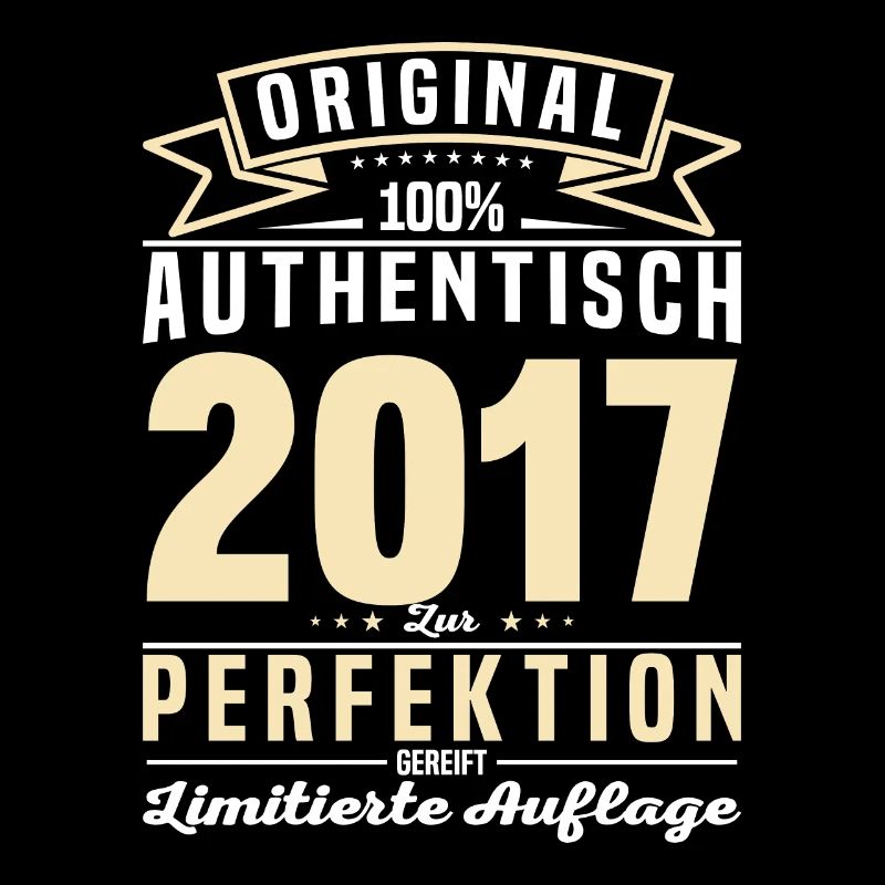 Authentisches Vintage Geburtstagsgeschenk 2017