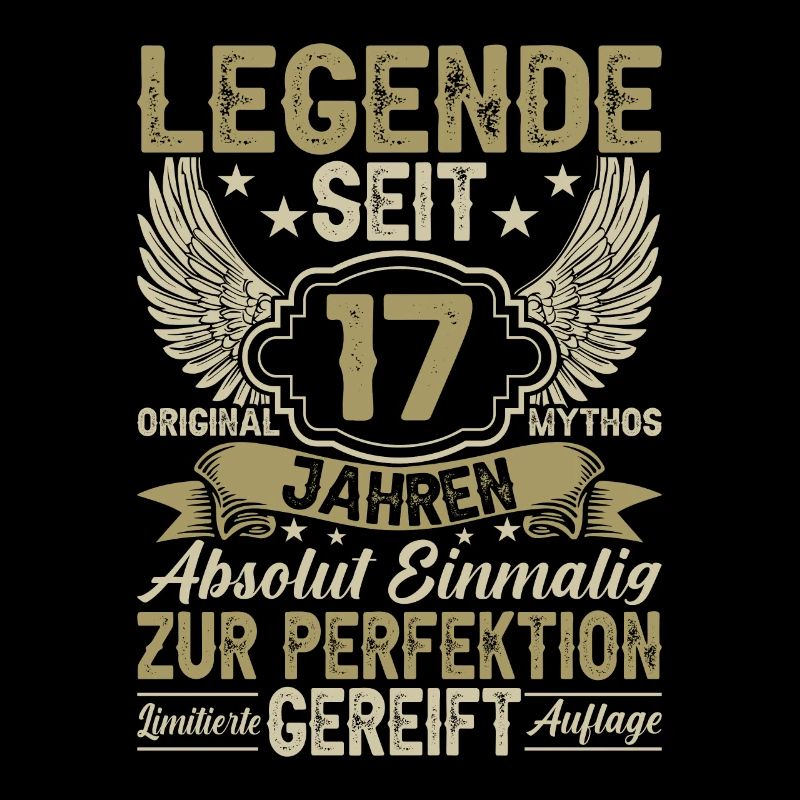 Legendärer 17. Geburtstag Retro Style
