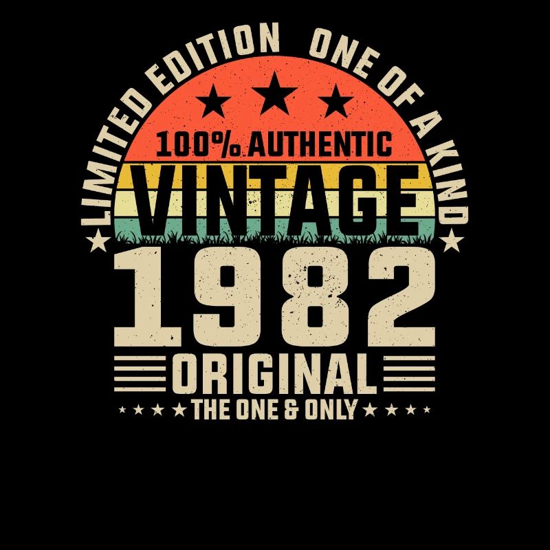 Vintage 1982 37 Year Anniversary Gift