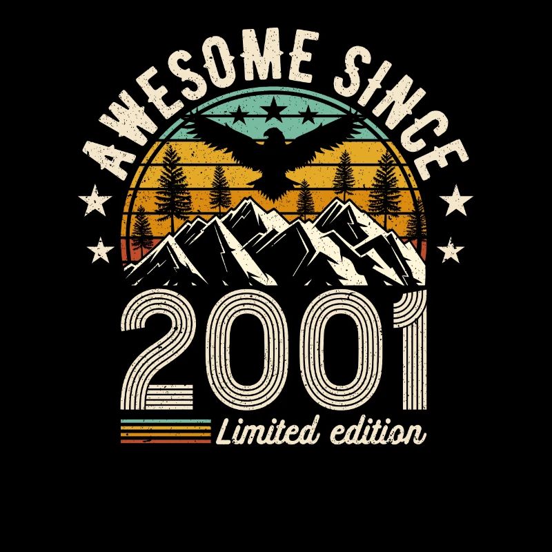 Vintage 2001 - Retro Birthday Gift Idea