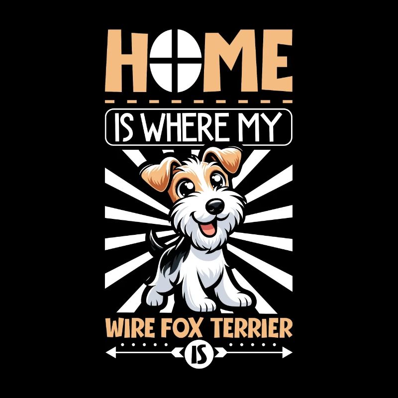 Zuhause - Drahthaar-Foxterrier