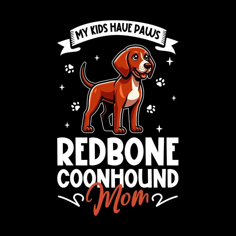 Redbone Coonhound Mama