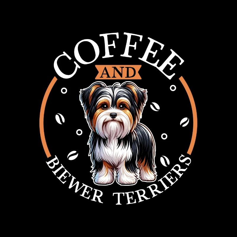 Coffee and Biewer Terrier