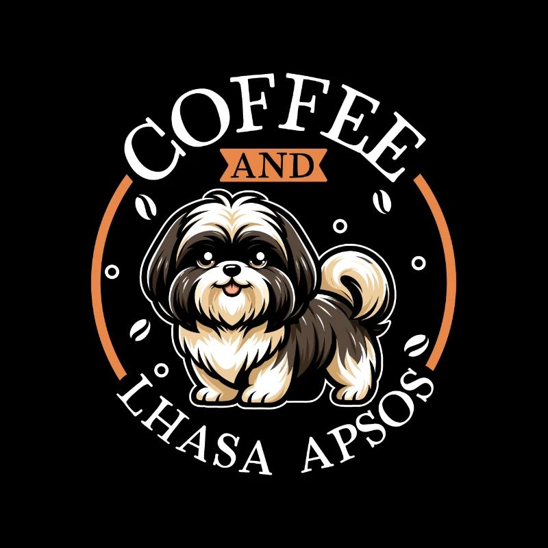 Coffee and Lhasa Apso