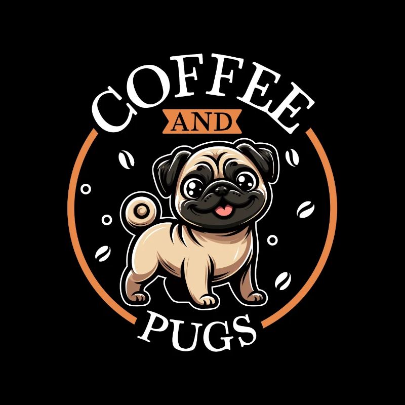 Coffee and Pug