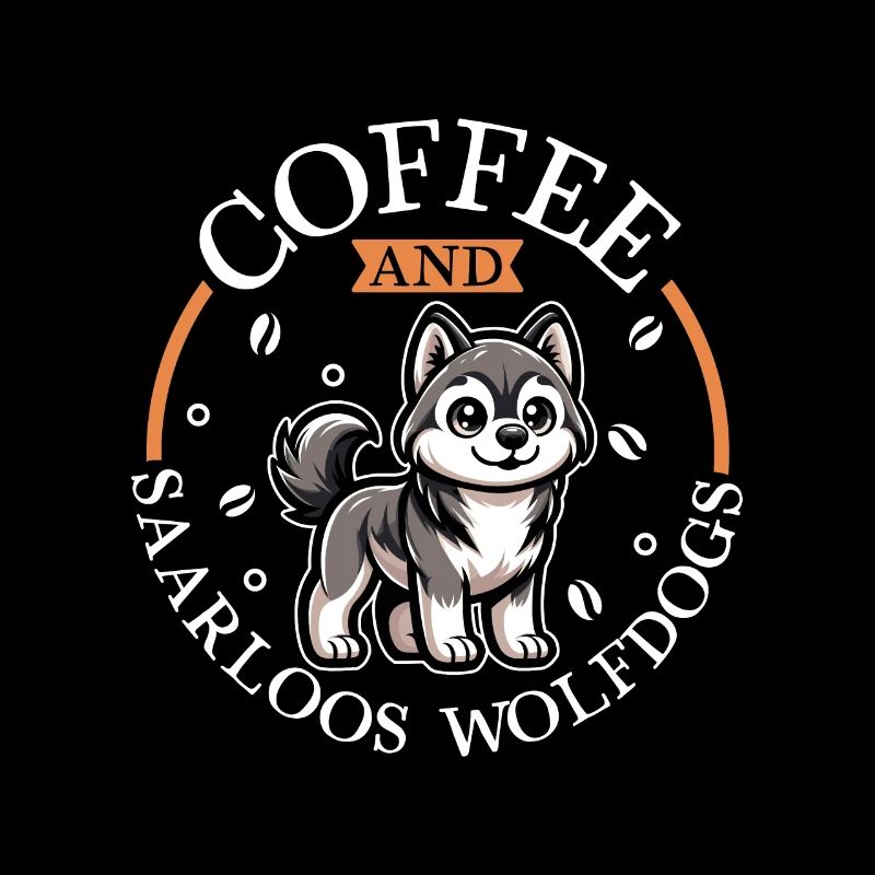 Kaffee und Saarlooswolfhund