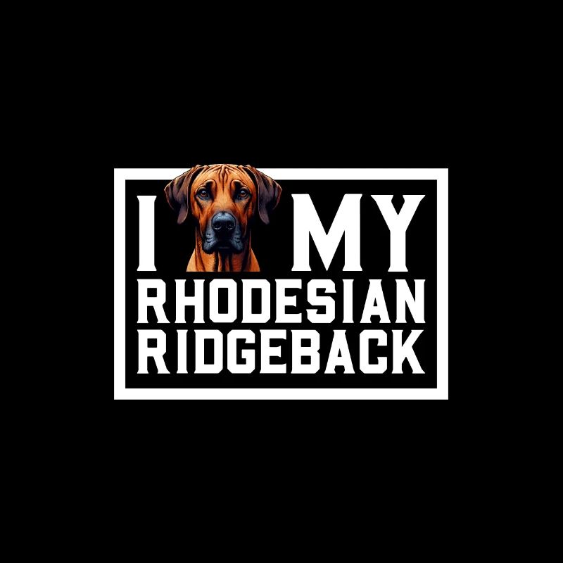 I love my Rhodesian Ridgeback