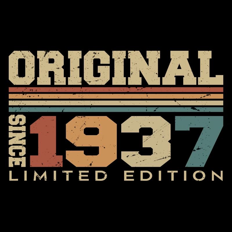 Original 1937 Retro Gift 87th Anniversary 1937
