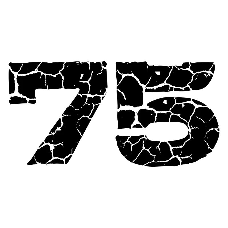 Maillot à 75 numéros