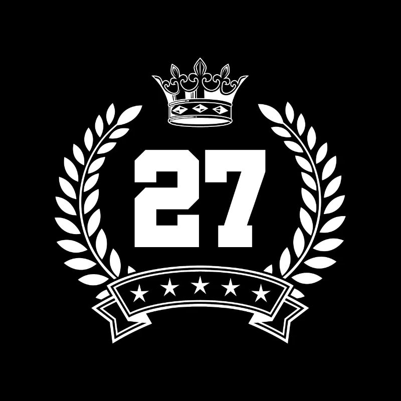27 years symbol wreath