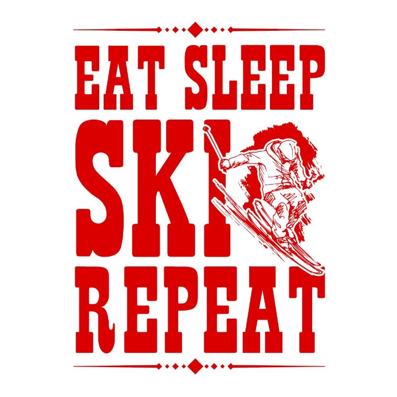 Manger dormir Ski Répéter