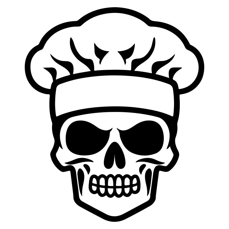 Crâne de cuisinier
