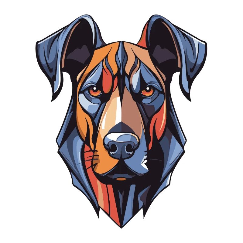 Great Dane Hund Kopf