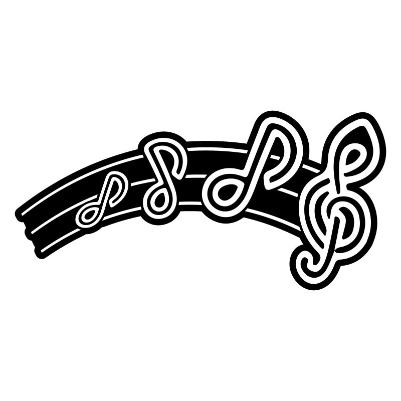 Clé de symbole de notes de musique