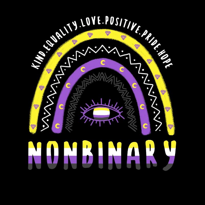 Boho Regenbogen Nonbinary