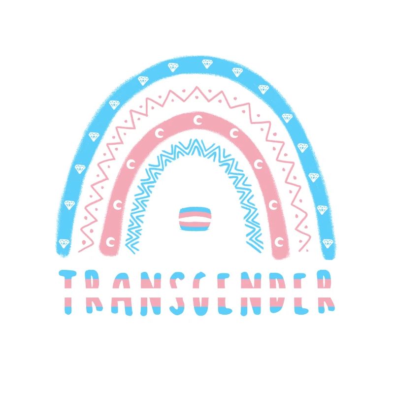Boho Regenbogen Transgender