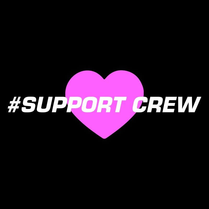 Support Crew Heart Love