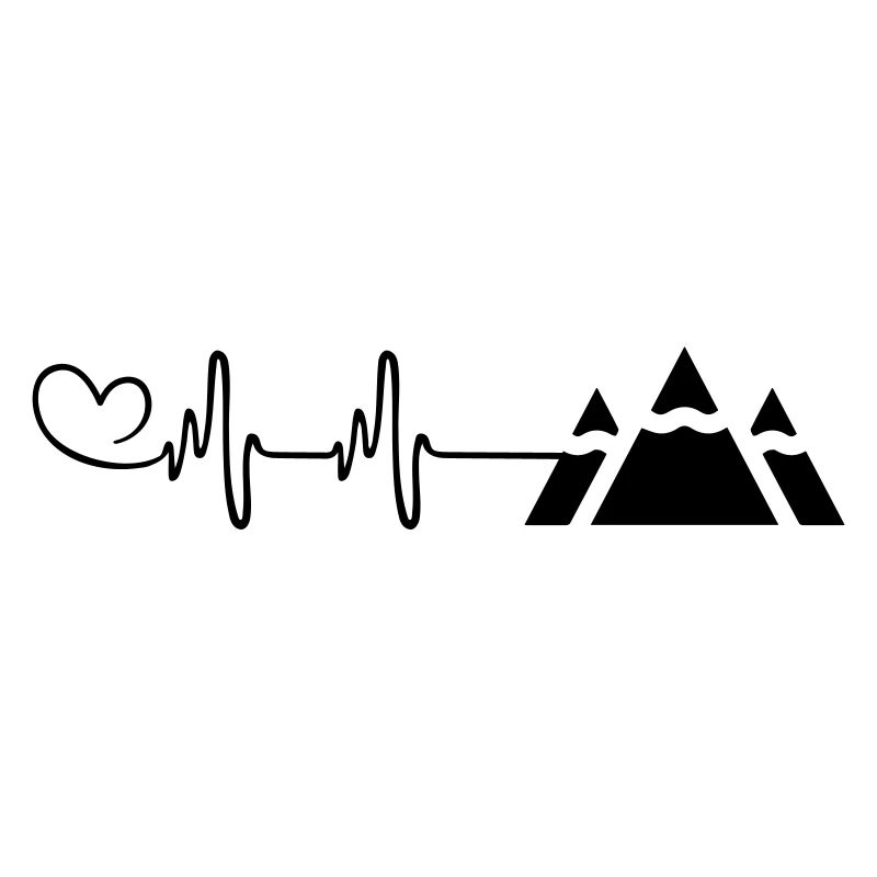 Mountains Pulse Heart