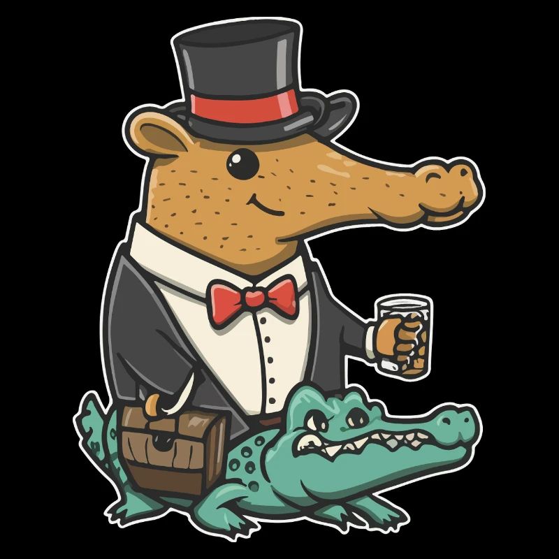 Capybara Dapper Crocodile