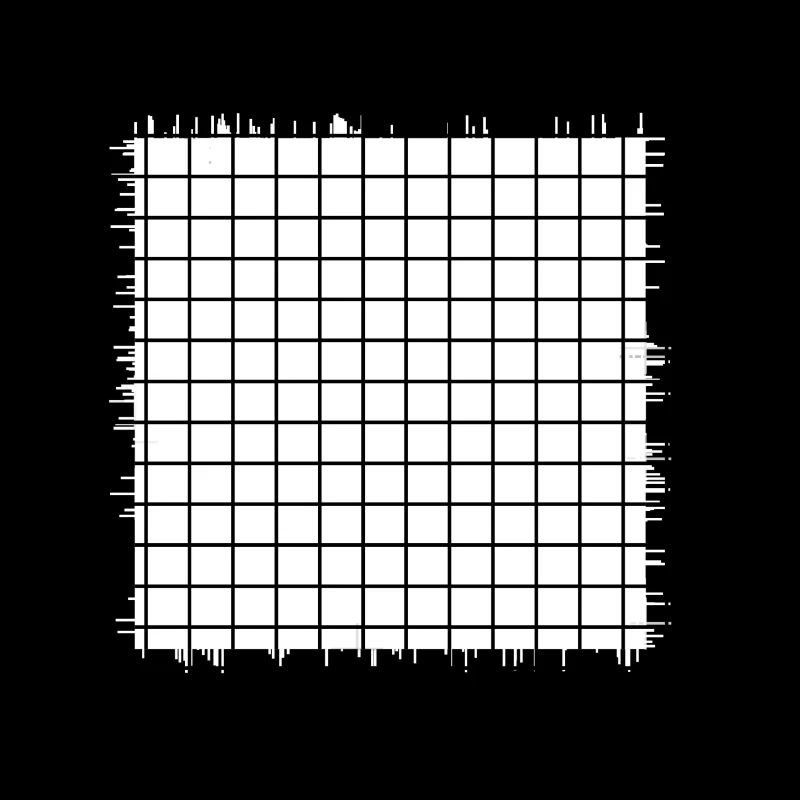 square shape crossed checkered pattern paper